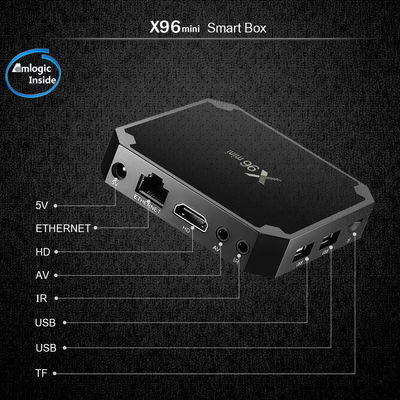 X96 Mini Amlogic S905W Quad Core OTT Android TV Box 2 GB 16 GB 2,4 GHz WiFi Android 9.0