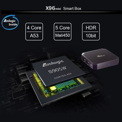 X96 Mini Amlogic S905W Quad Core OTT Android TV Box 2 GB 16 GB 2,4 GHz WiFi Android 9.0