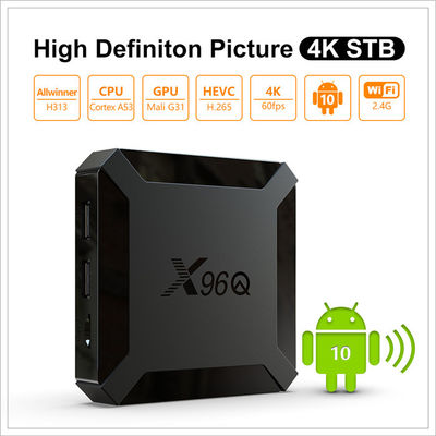 X96Q Smart Allwinner OTT Android TV Box H313 Quad Core 2GB 16GB Sprachsteuerung