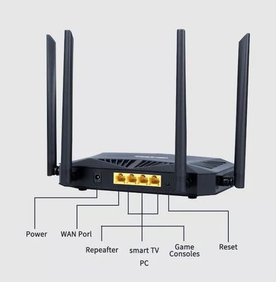 Glasfasermodem-Router Dualband-Gigabit-Langstrecken-AX1800-WLAN-Router für große Häuser