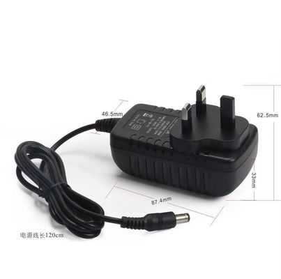 EU-reguliertes AC-DC-9-V-Netzteil 1 A 2 A 24 W 2000 mA 12-V-Netzteil