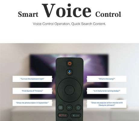 TVMATE Bluetooth4.2 sprachaktivierte TV-Fernbedienung für Android-Set-Top-Box