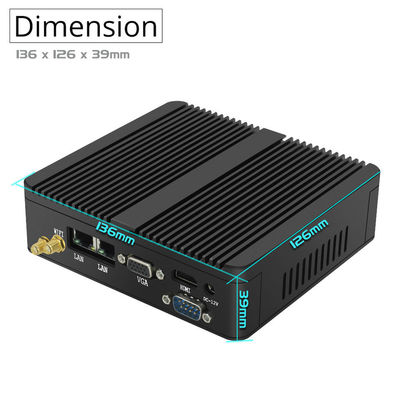 Industrielle robuste Mini-PC-Computer-Workstation J1800 Dual Core