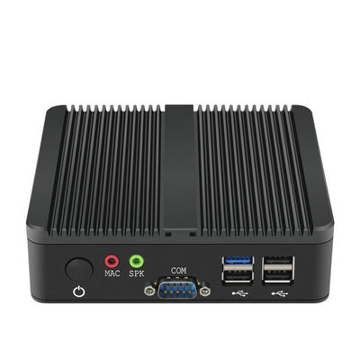 RS232 J1800 2 Ethernet Lan Mini Workstation PC Lüfterloser Industrie PC Desktop
