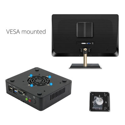 Lüfterloser Linux Pfsense Industrial Mini Workstation Computer PC N2930 300Mbps VGA RS232