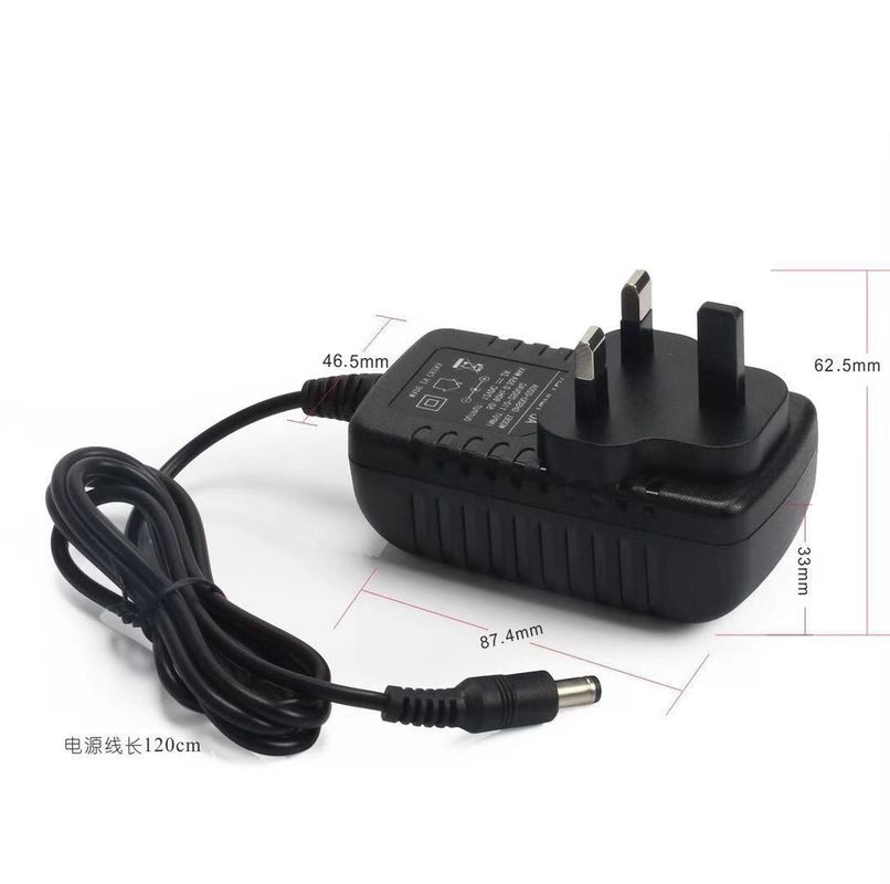 UK 3-poliger geregelter AC-DC-Adapter 12 V 3 A SMPS 1 A 1,5 A 2 A 2,5 A