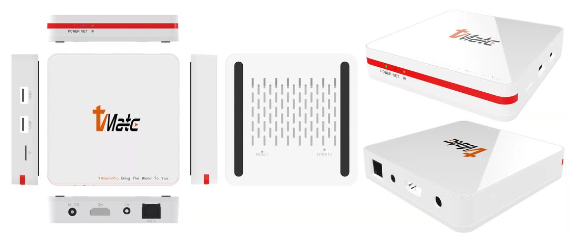 Kern-Smart-Internet des Viererkabel-64GB, das Fernsehkasten Android 9,0 Allwinner H616 strömt
